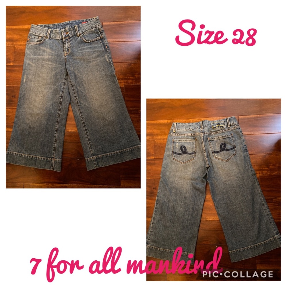 7 for all mankind cropped jean